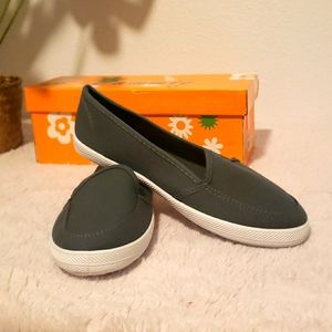 Women's Grey Slip Ons